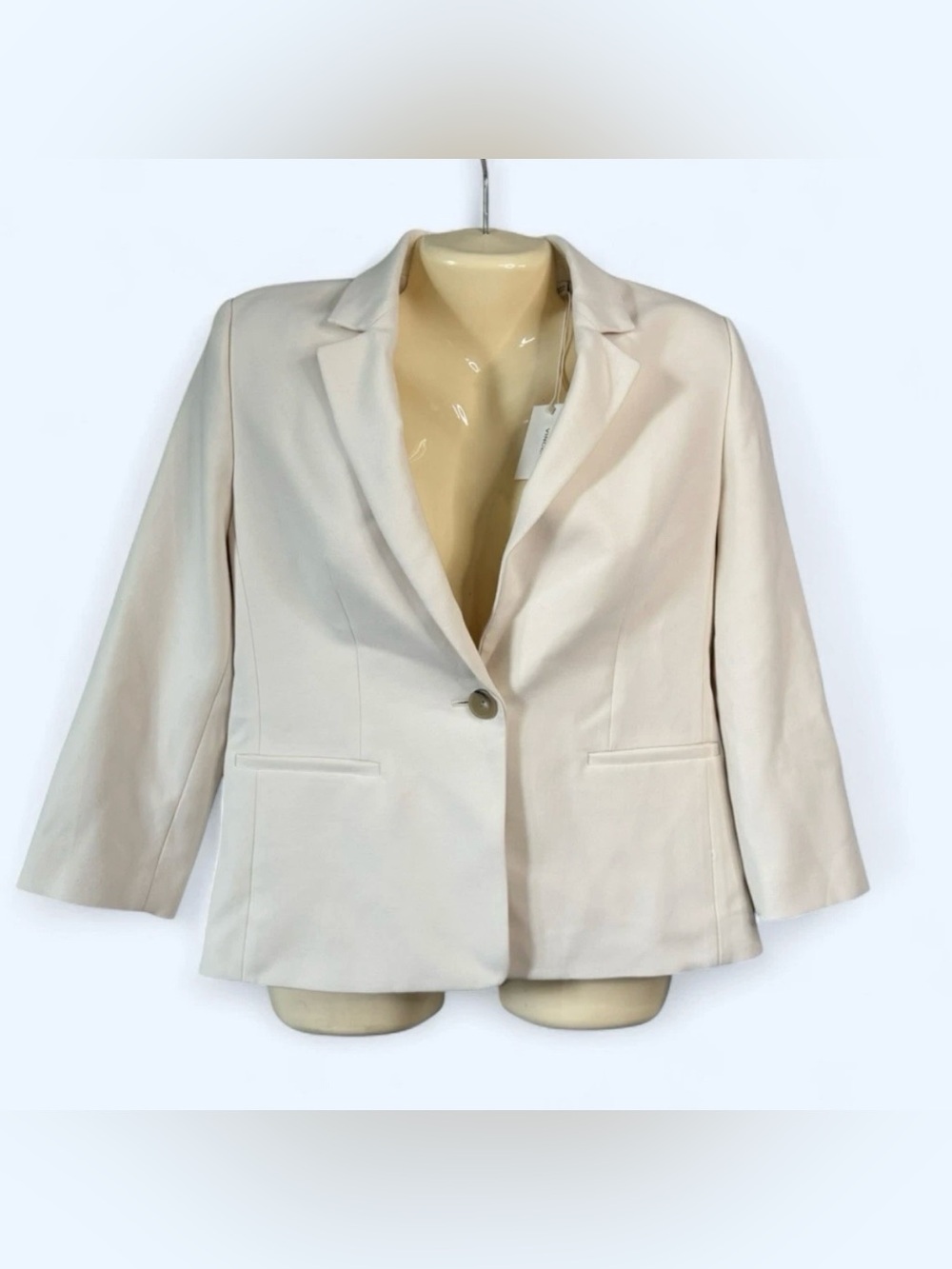 NWT Vince Off White Single-Button Blazer